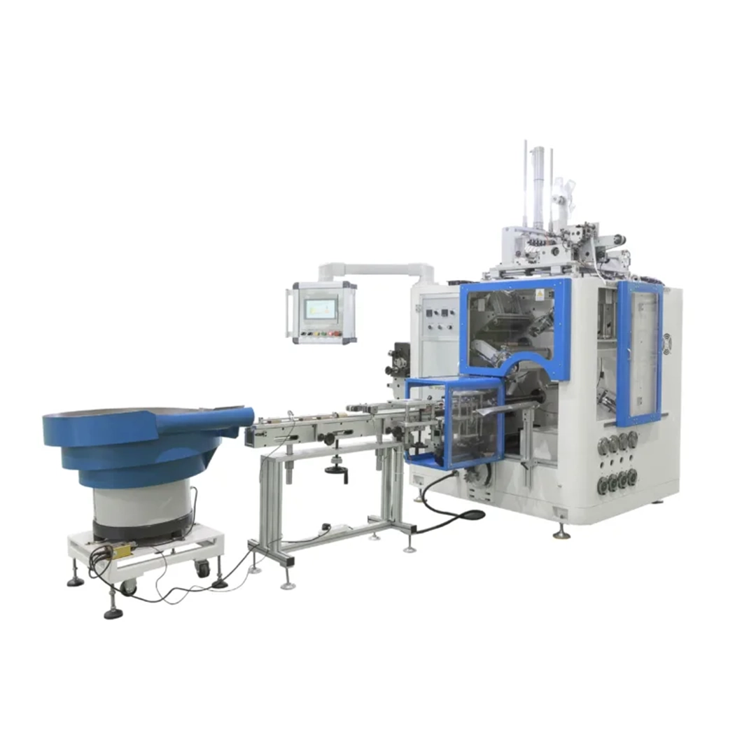 Rebobinadora Torreta Non Stop para producción industrial eficiente.